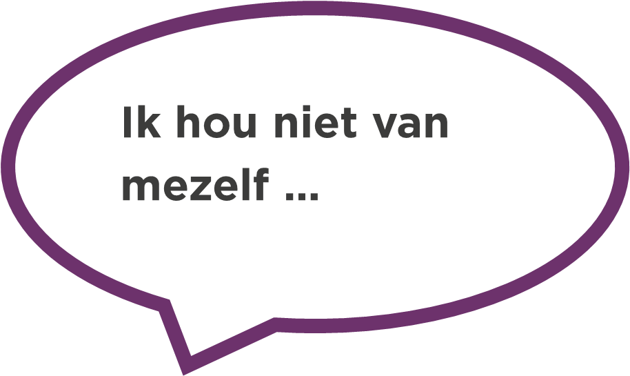 Ik hou niet van mezelf ...